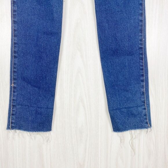Hollister | Distressed High Rise Vintage Stretch Super Skinny Jeans Size 5 / 27 - Picture 6 of 9